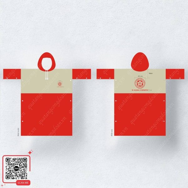 Áo Mưa In Logo Công Đoàn 4 ao mua in logo cong doan xi mang chinfon chat luong