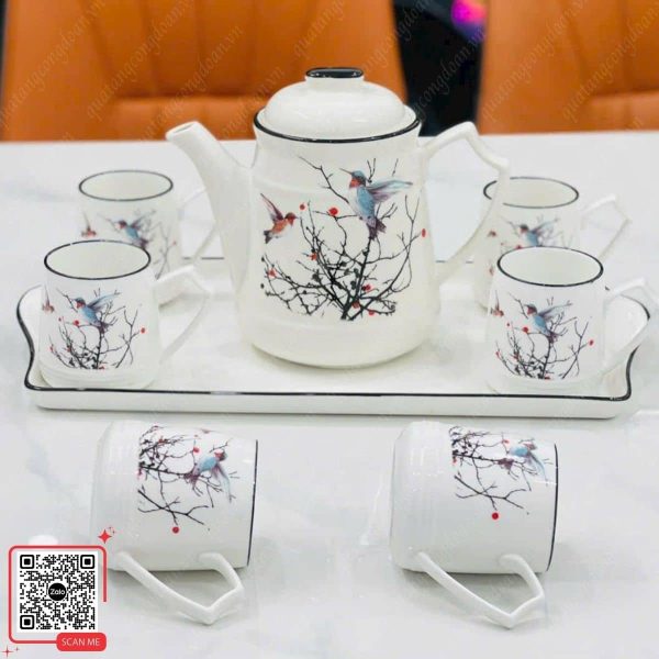 Bộ Bình Cốc Sứ Quà Tặng 20/10 Giá Rẻ 4 binh coc su qua 20 10 cong doan tang nhan vien