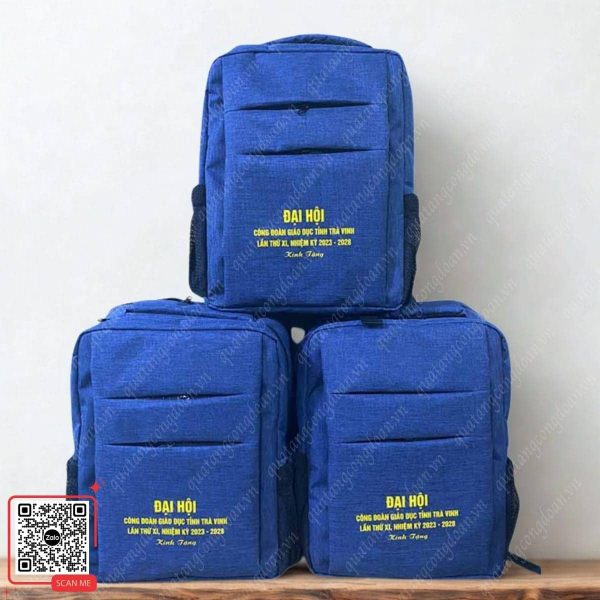 Balo Quà Tặng Đại Hội Công Đoàn Giáo Dục Tỉnh Trà Vinh 5 Xưởng may balo làm quà tặng đại hội công đoàn