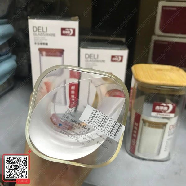 Hũ Đựng Gia Vị - Quà Tặng Công Đoàn Thiết Thực 4 Hũ đựng thủy tinh dung tích 1000ml