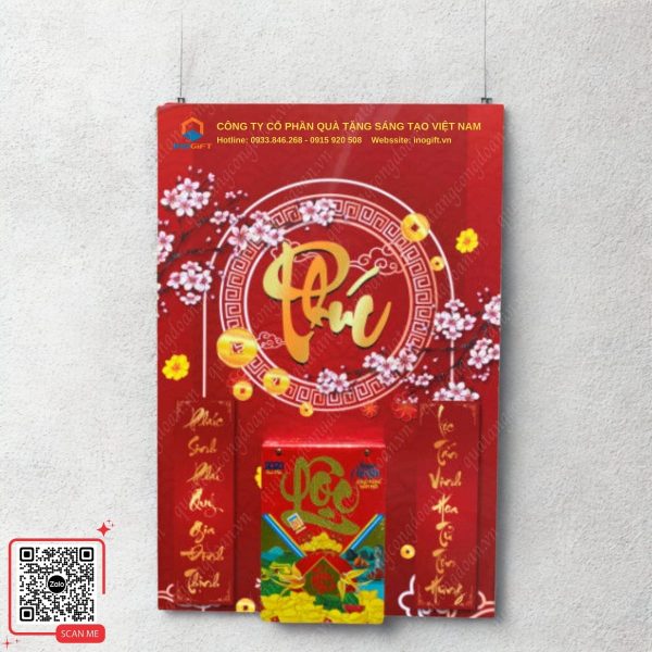 Lịch Tết Treo Tường 3 Lịch tết treo tường in logo công ty