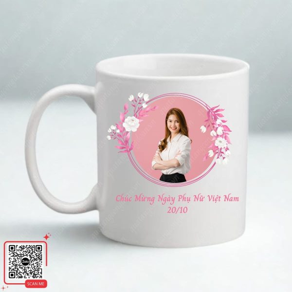 Ly Sứ Quà Tặng 20/10 Cho Công Nhân 5 Ly sứ in ảnh làm quà tặng 20/10