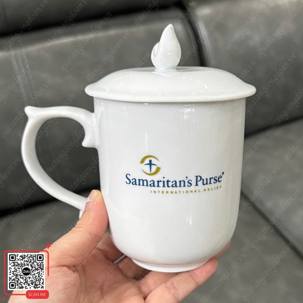 Ly Sứ In Hình Theo Yêu Cầu 4 Ly sứ in logo doanh nghiệp