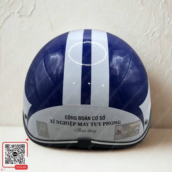 Mũ Bảo Hiểm Công Đoàn Cơ Sở Xí Nghiệp May Tuy Phong 5 Mũ bảo hiểm công đoàn cơ sở in logo xí nghiệp may