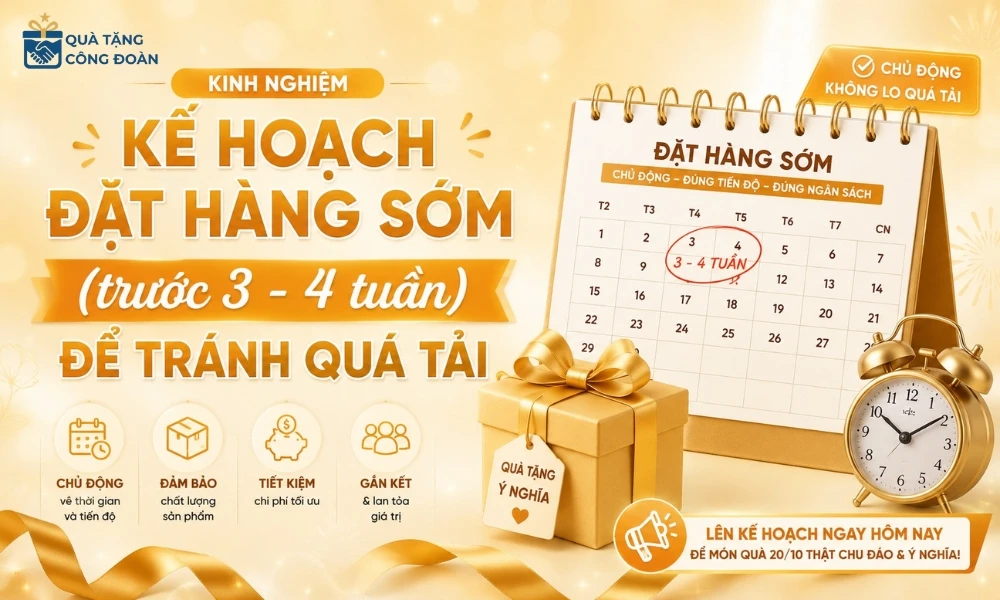 Gợi Ý 99+ Món Quà Tặng 20/10 Cho Công Nhân, Người Lao Động Nữ 79 Kế hoạch đặt hàng quà tặng 20/10 trước 3 - 4 tuần