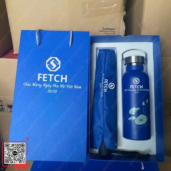 Set Quà Tặng Bình Giữ Nhiệt & Ô Cầm Tay 5 Quà tặng doanh nghiệp giá rẻ với bình giữ nhiệt và ô che