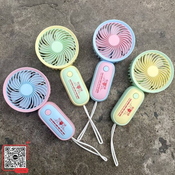 Quạt Điện Cầm Tay In Logo Công Ty 5 Quạt cầm tay in logo công ty, quà tặng giá rẻ
