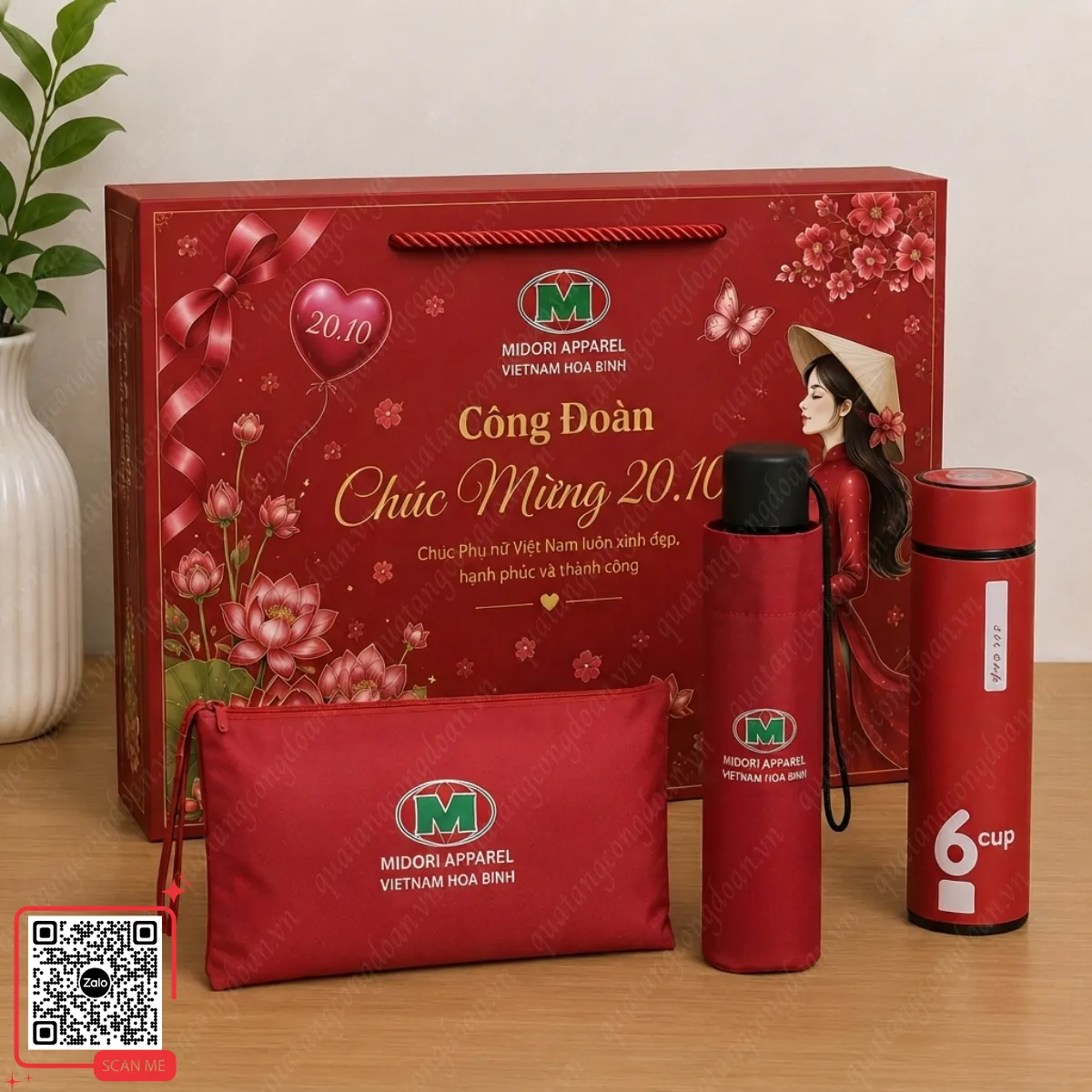 Top 7+ Set Quà Tặng 20/10 Cho Công Nhân, Nhân Viên Đẹp, Ý Nghĩa & Giá Xưởng 27 Set áo mưa ô che bình nước 20/10 màu đỏ