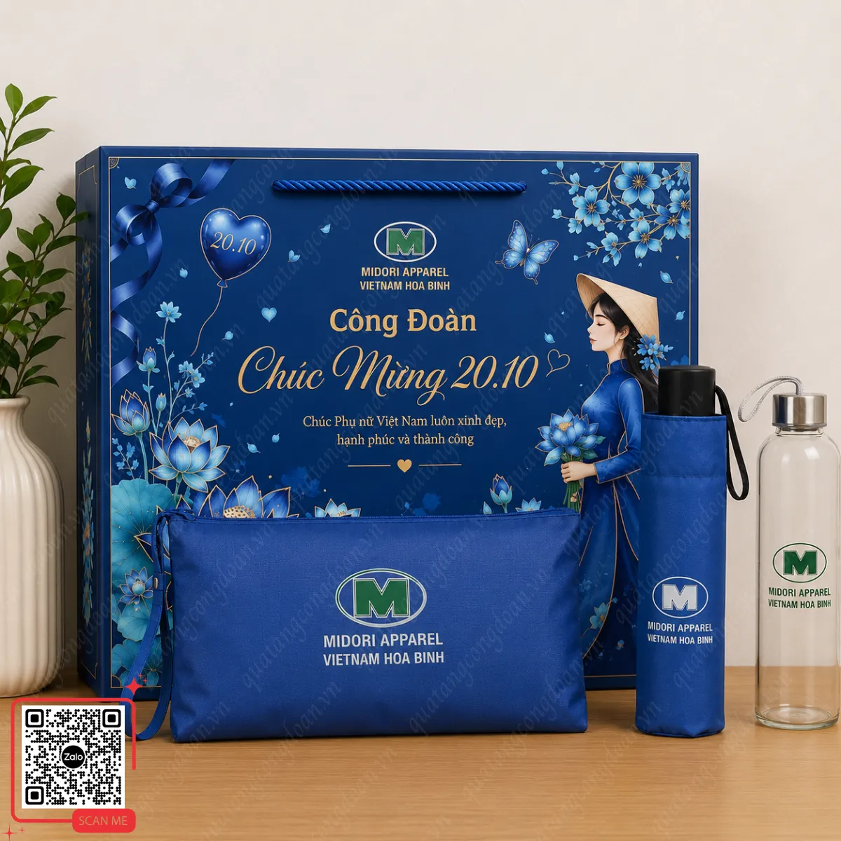 Top 7+ Set Quà Tặng 20/10 Cho Công Nhân, Nhân Viên Đẹp, Ý Nghĩa & Giá Xưởng 28 Set áo mưa ô che bình nước 20/10 màu xanh dương