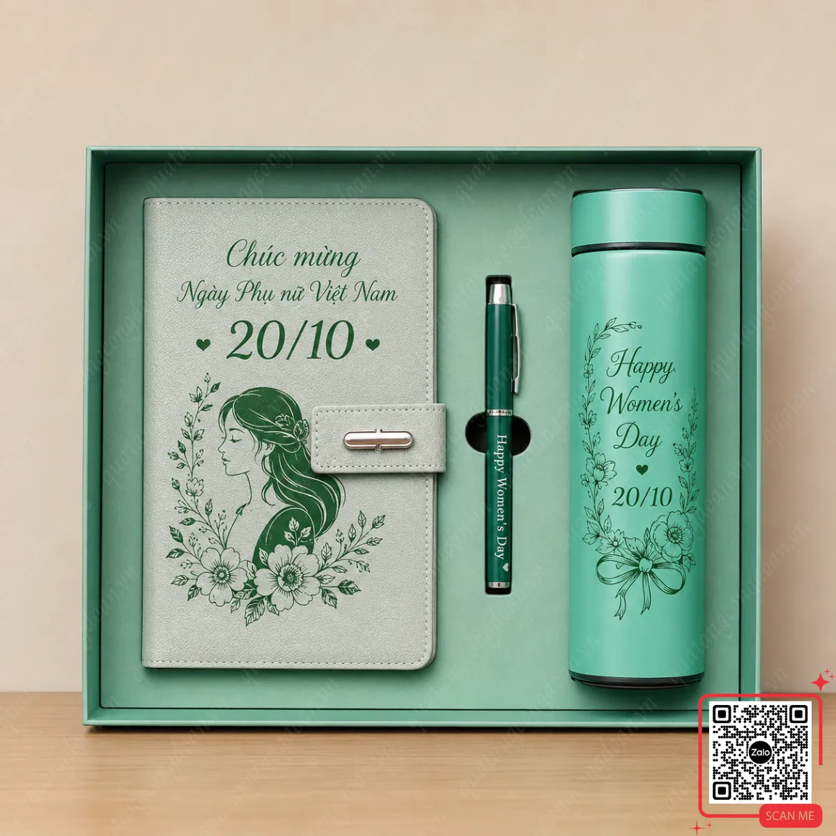 Top 7+ Set Quà Tặng 20/10 Cho Công Nhân, Nhân Viên Đẹp, Ý Nghĩa & Giá Xưởng 53 Set bình giữ nhiệt kèm sổ da bút ký 20/10