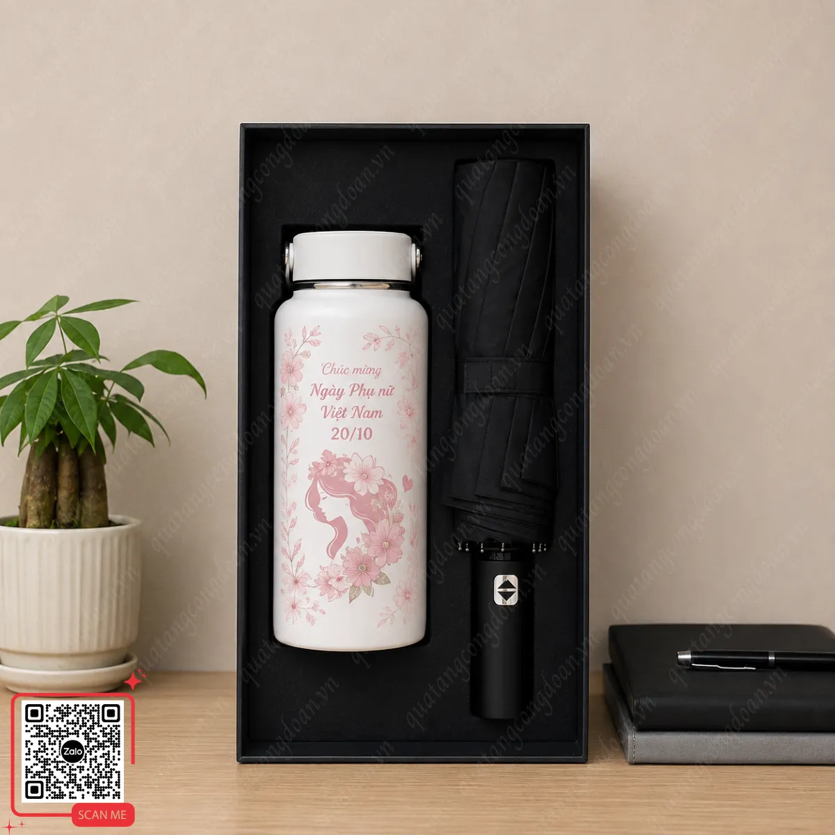 Top 7+ Set Quà Tặng 20/10 Cho Công Nhân, Nhân Viên Đẹp, Ý Nghĩa & Giá Xưởng 38 Set bình giữ nhiệt ô cầm tay in logo 20/10