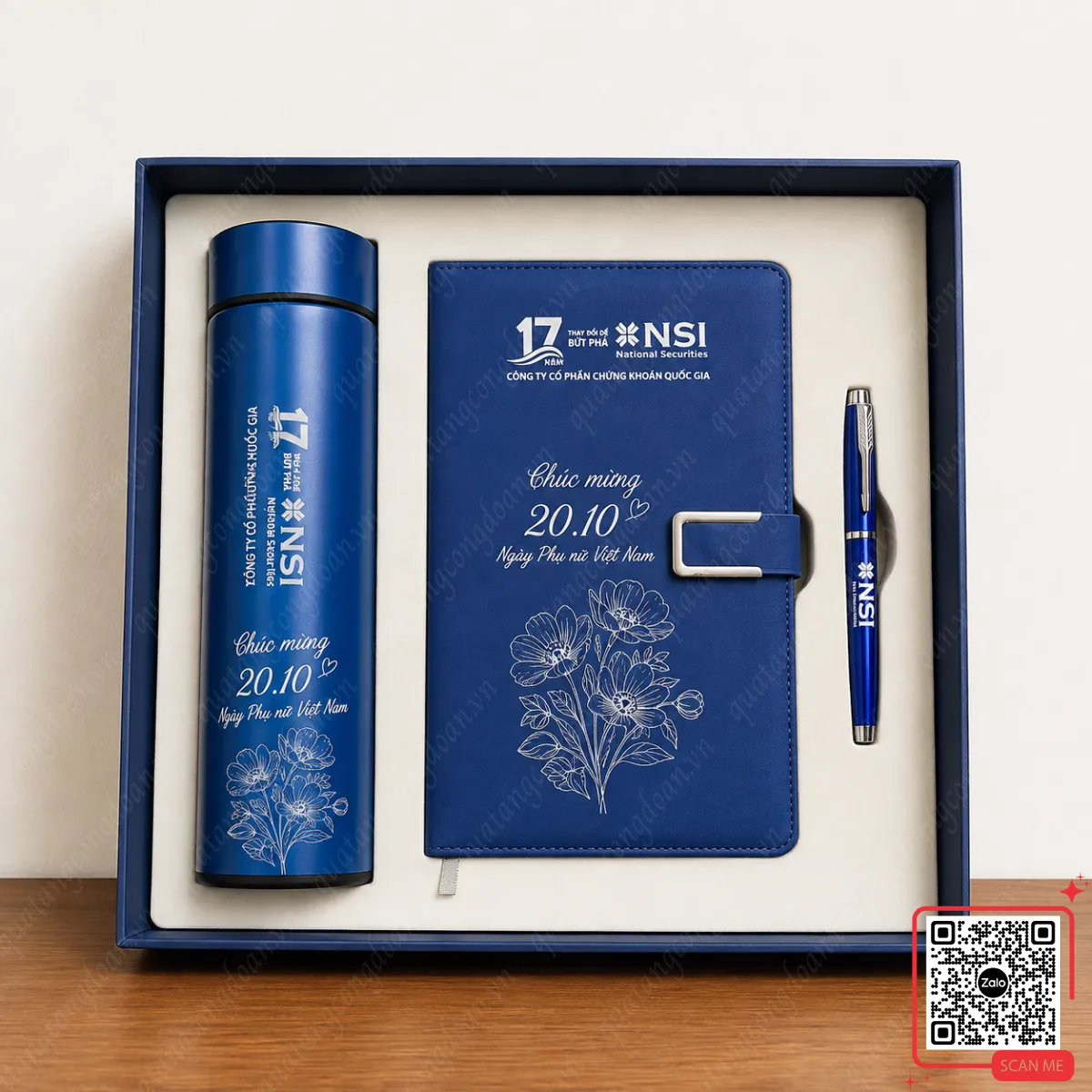 Top 7+ Set Quà Tặng 20/10 Cho Công Nhân, Nhân Viên Đẹp, Ý Nghĩa & Giá Xưởng 50 Set bình giữ nhiệt sổ da bút ký in logo 20/10