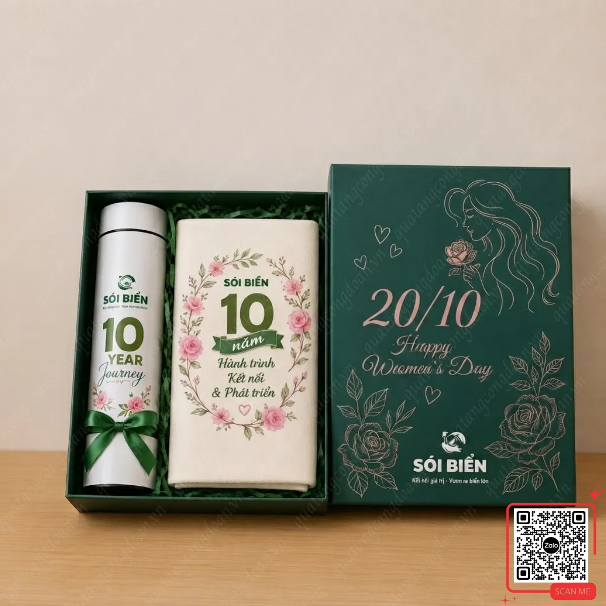 Top 7+ Set Quà Tặng 20/10 Cho Công Nhân, Nhân Viên Đẹp, Ý Nghĩa & Giá Xưởng 32 Set bình giữ nhiệt túi canvas 20/10