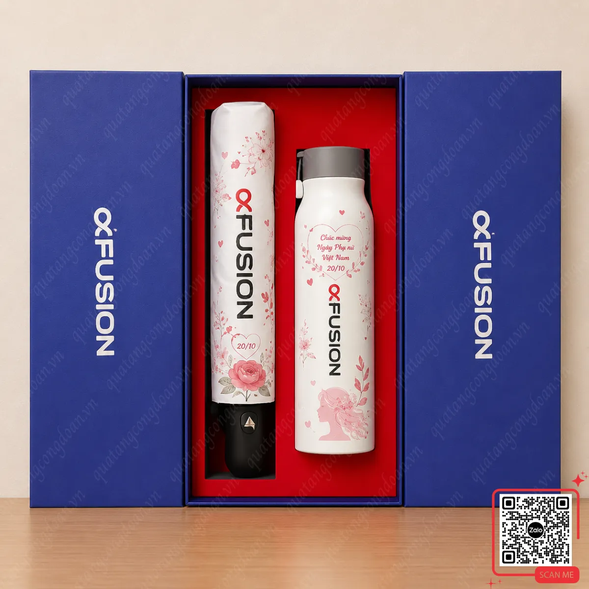 Top 7+ Set Quà Tặng 20/10 Cho Công Nhân, Nhân Viên Đẹp, Ý Nghĩa & Giá Xưởng 37 Set bình giữ nhiệt và ô cầm tay quà tặng 20/10
