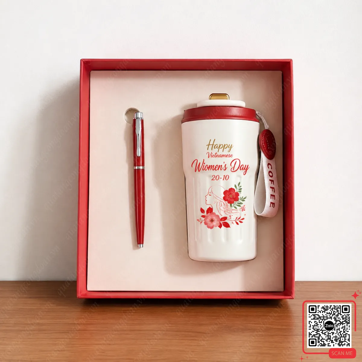 Top 7+ Set Quà Tặng 20/10 Cho Công Nhân, Nhân Viên Đẹp, Ý Nghĩa & Giá Xưởng 56 Set ly giữ nhiệt bút ký in logo 20/10