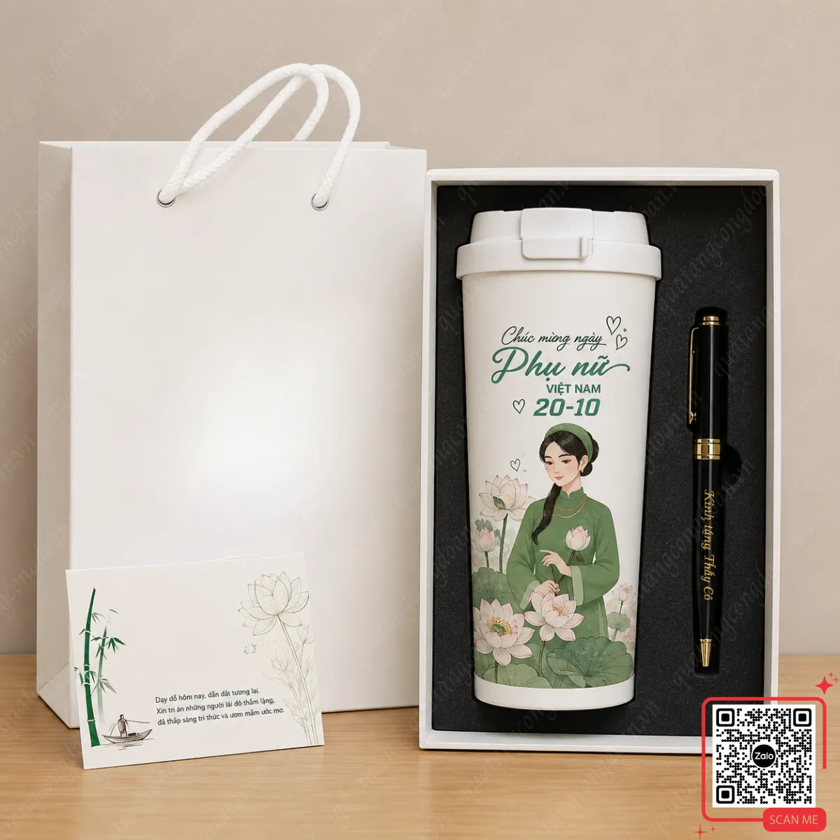 Top 7+ Set Quà Tặng 20/10 Cho Công Nhân, Nhân Viên Đẹp, Ý Nghĩa & Giá Xưởng 55 Set ly giữ nhiệt bút ký quà tặng nữ 20/10