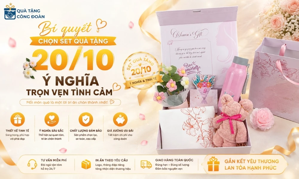 Top 7+ Set Quà Tặng 20/10 Cho Công Nhân, Nhân Viên Đẹp, Ý Nghĩa & Giá Xưởng 63 Bí quyết chọn set quà tặng 20/10 ý nghĩa
