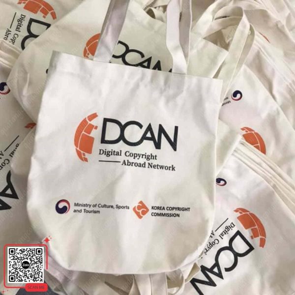 Túi Vải Canvas In Logo Công Đoàn 6 Túi canvas in logo công đoàn, tặng công nhân