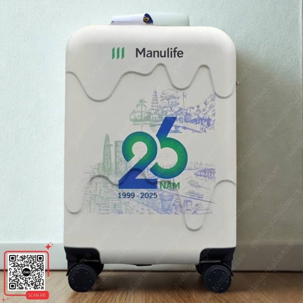 Vali Size 20 Inch In Logo Công Ty Bảo Hiểm ManuLife 5 Vali in logo công ty giá rẻ