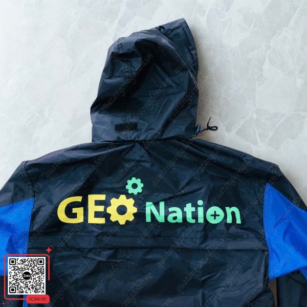 Sản Xuất Áo Mưa In Logo Công Đoàn GEO NATION 7 xuong san xuat ao mua theo yeu cau gia re