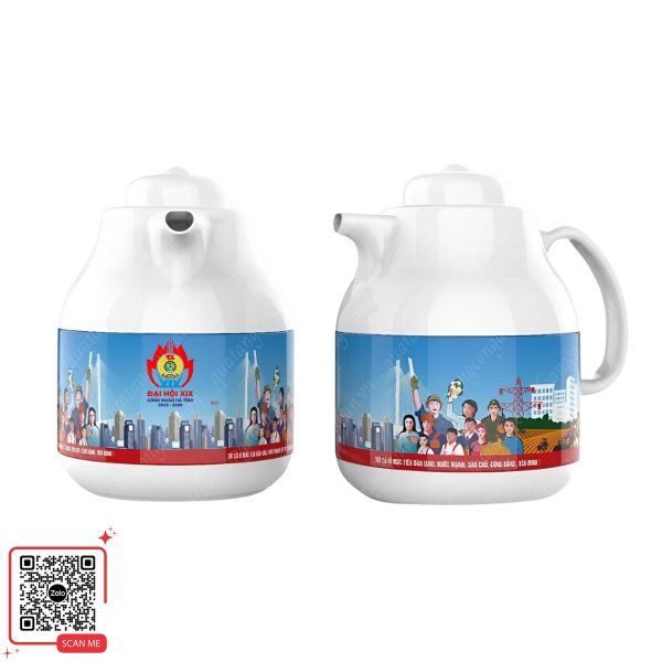 Phích Đựng Nước Rạng Đông 1L 6 Phích đựng nước in logo công đoàn