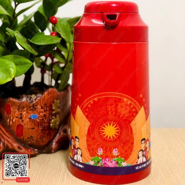 Phích Giữ Nhiệt Đại Hội 1L 4 Phích giữ nhiệt quà tặng đại hội