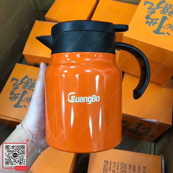 Ấm Pha Trà Có Lưới Lọc In Logo Công Đoàn Guangbo 6 Ấm pha trà in logo công đoàn Guangbo