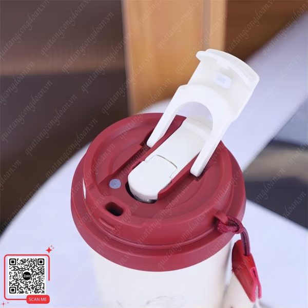 Ly Giữ Nhiệt Làm Quà Tặng Đại Hội Chi Bộ Công Đoàn Trường Đại Học Công Thương 8 Ly giữ nhiệt có 2 đầu uống nước tiện lợi