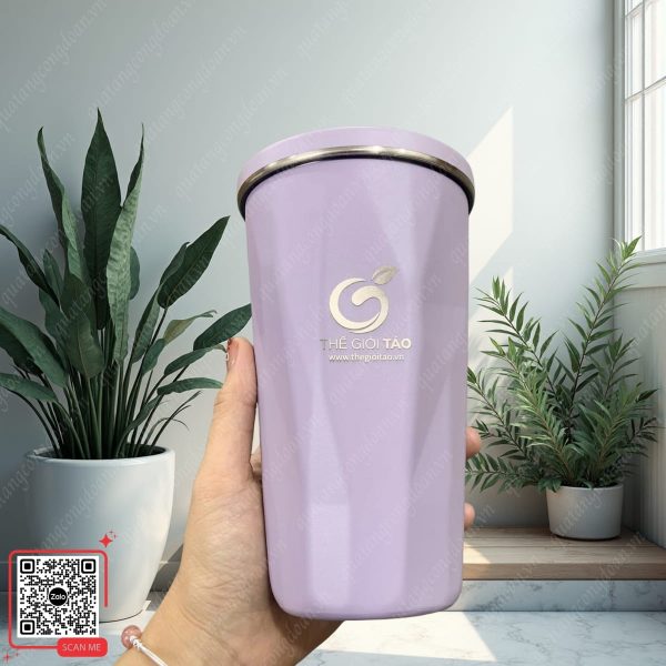 Ly Giữ Nhiệt Khắc Thông Tin Cửa Hàng Thế Giới Táo 5 Ly giữ nhiệt khắc logo theo yêu cầu