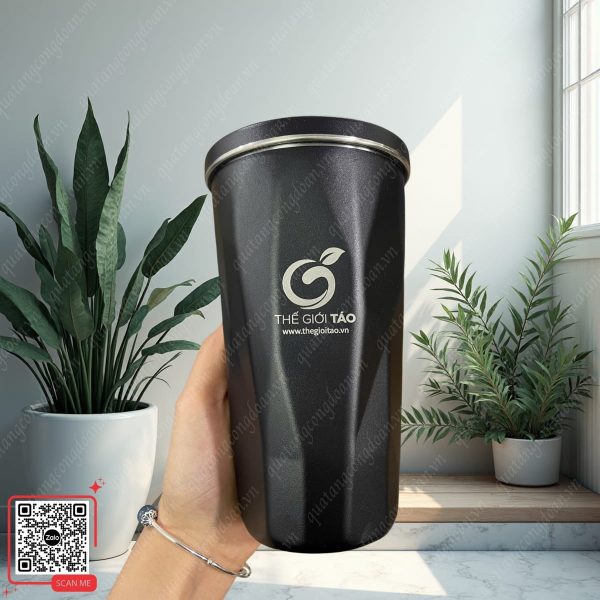 Ly Giữ Nhiệt Khắc Thông Tin Cửa Hàng Thế Giới Táo 4 Ly giữ nhiệt khắc tên công ty theo yêu cầu