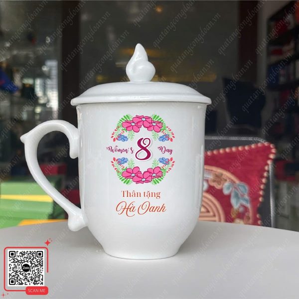 Ly Sứ Quà 8/3 Cho Công Nhân - In Hình Theo Yêu Cầu 5 Ly sứ quà 8/3 cho công nhân