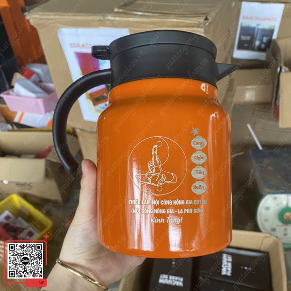Phích Pha Trà Inox 316 Dung Tích 1L 10 Phích pha trà inox 316 quà tặng cuối năm giá rẻ