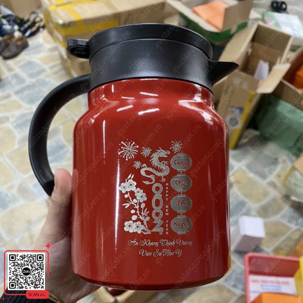 Phích Pha Trà Inox 316 Dung Tích 1L 9 phich pha tra khac hoa tiet tet dep doc dao