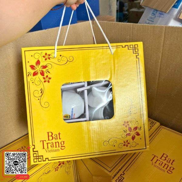 Bộ Ấm Chén Kỷ Niệm 95 Năm Thành Lập Công Đoàn Framas 6 Ấm chén lưu niệm 95 năm thành lập công đoàn
