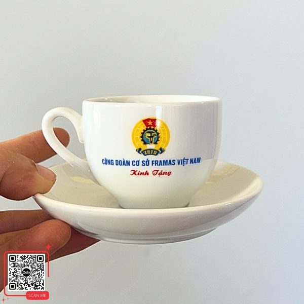 Bộ Ấm Chén Kỷ Niệm 95 Năm Thành Lập Công Đoàn Framas 5 Ấm chén quà tặng công đoàn công ty Framas