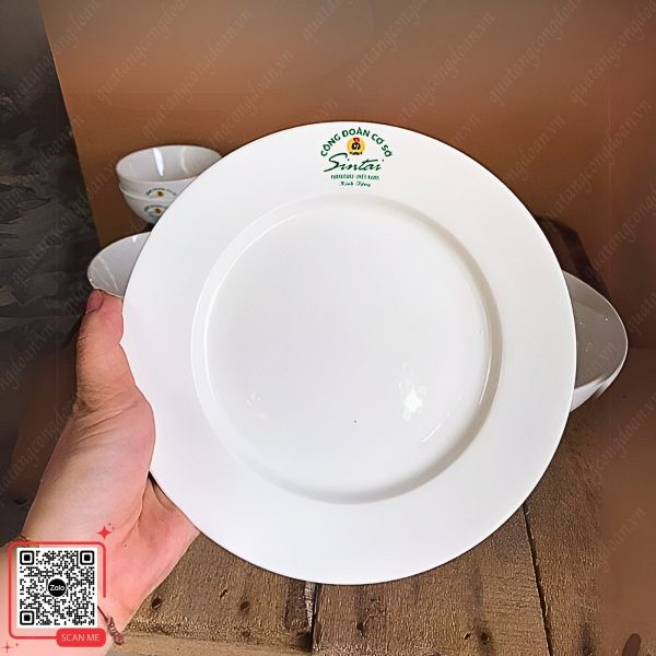 Bộ Bát Đĩa Quà Tặng Công Đoàn Sintai Furniture 5 bo bat dia 8 mon in logo cong doan sintai furniture