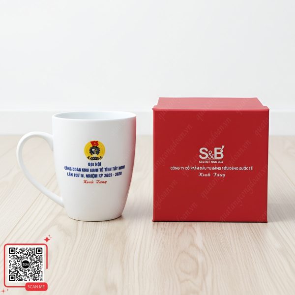 Ly Sứ Quà Tặng Đại Hội Công Đoàn Khu Kinh Tế Tỉnh Tây Ninh 5 Ly sứ giá rẻ làm quà tặng đại hội công đoàn