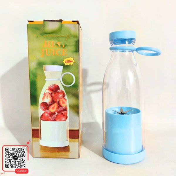 Máy Xay Cầm Tay Giá Rẻ Làm Quà Tết Dương Lịch 2026 4 Máy xay sinh tố cầm tay màu xanh dương