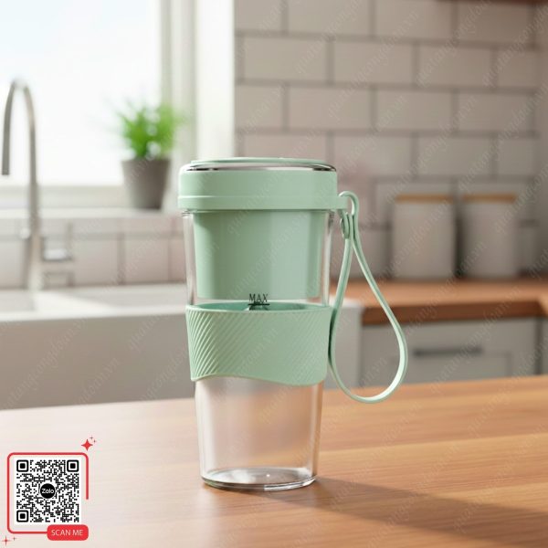 Máy Xay Sinh Tố Cầm Tay Elmich 6 Máy xay sinh tố cầm tay Elmich màu xanh mint