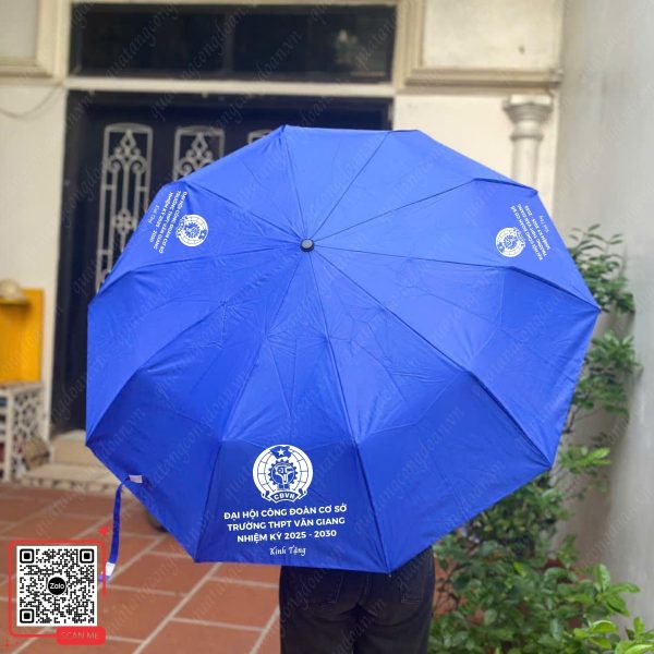 Ô Cầm Tay In Logo Đại Hội Công Đoàn 4 Ô cầm tay in logo đại hội công đoàn cơ sở trường thpt Văn Giang