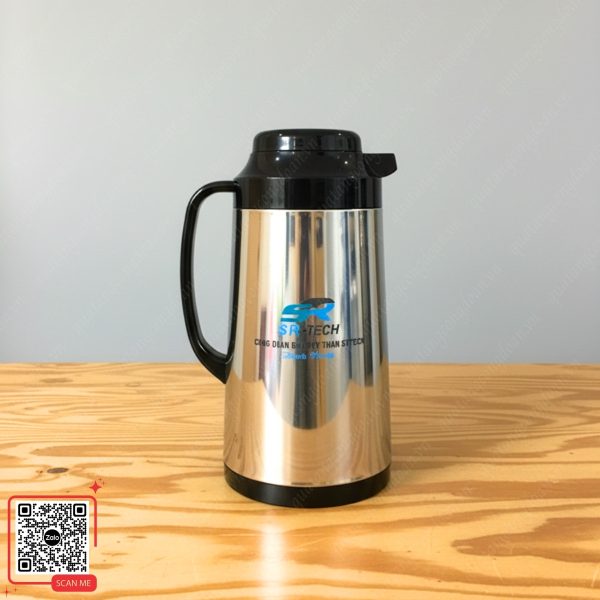 Phích Giữ Nhiệt Inox In Logo Công Đoàn SR Tech 6 Phích giữ nhiệt công đoàn tặng công nhân