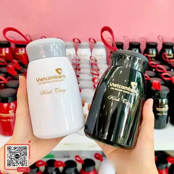 Ly Giữ Nhiệt In Logo Ngân Hàng Vietcombank 6 Bình giữ nhiệt in logo Vietcombank giá rẻ