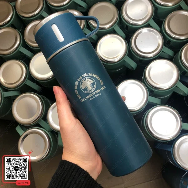 Bình Giữ Nhiệt Đại Hội Người Cao Tuổi Xã Dương Hòa 6 Bình giữ nhiệt khắc logo hội người cao tuổi xã Dương Hòa