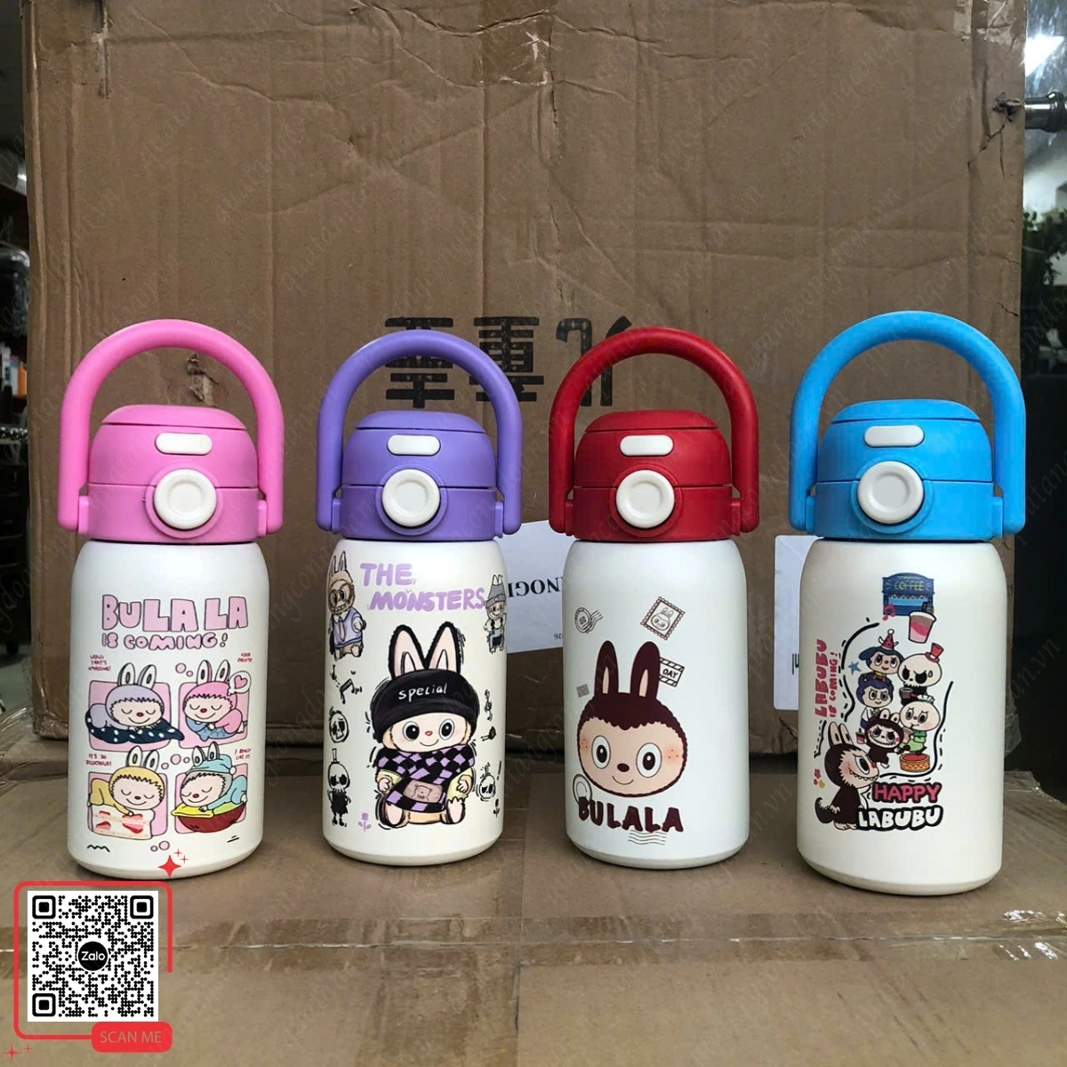 Bình giữ nhiệt trẻ em họa tiết hoạt hình