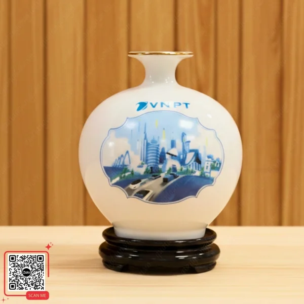 Bình Hút Lộc Mã Đáo Thành Công In Logo Công Ty VNPT 6 Bình hút lộc in logo công ty viễn thông VNPT