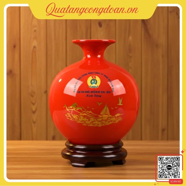 Bình hút lộc quà tặng đại hội công đoàn