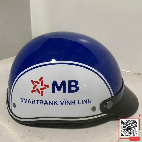 Mũ Bảo Hiểm MBBank Chi Nhánh Vĩnh Linh 5 Mũ bảo hiểm MBBank Vĩnh Linh làm quà tặng khách hàng