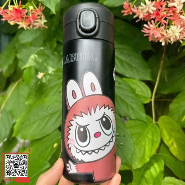 Bình Giữ Nhiệt In Hình Labubu Nhiều Màu Sắc 3 Bình giữ nhiệt Labubu cao cấp làm quà tặng thiếu nhi