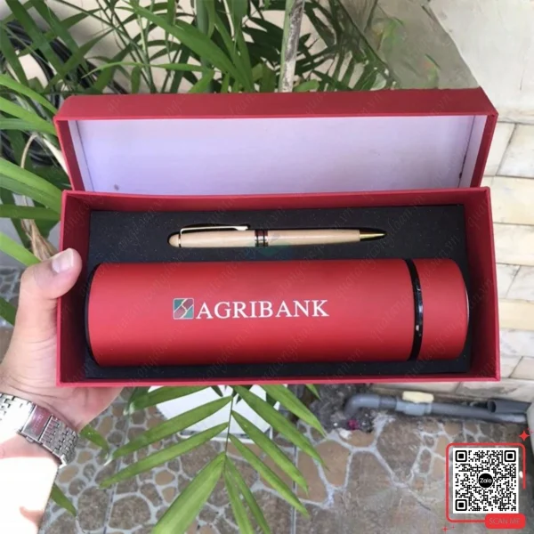 Set Quà Tặng In Logo Ngân Hàng Agribank 4 Set quà tặng ngân hàng Agribank
