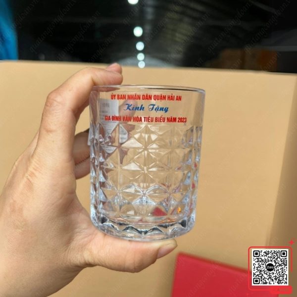 Bộ Bình Cốc Thủy Tinh Quà Tặng Gia Đình Văn Hóa 6 Bộ bình cốc thủy tinh in logo Sơn Thành Thuận